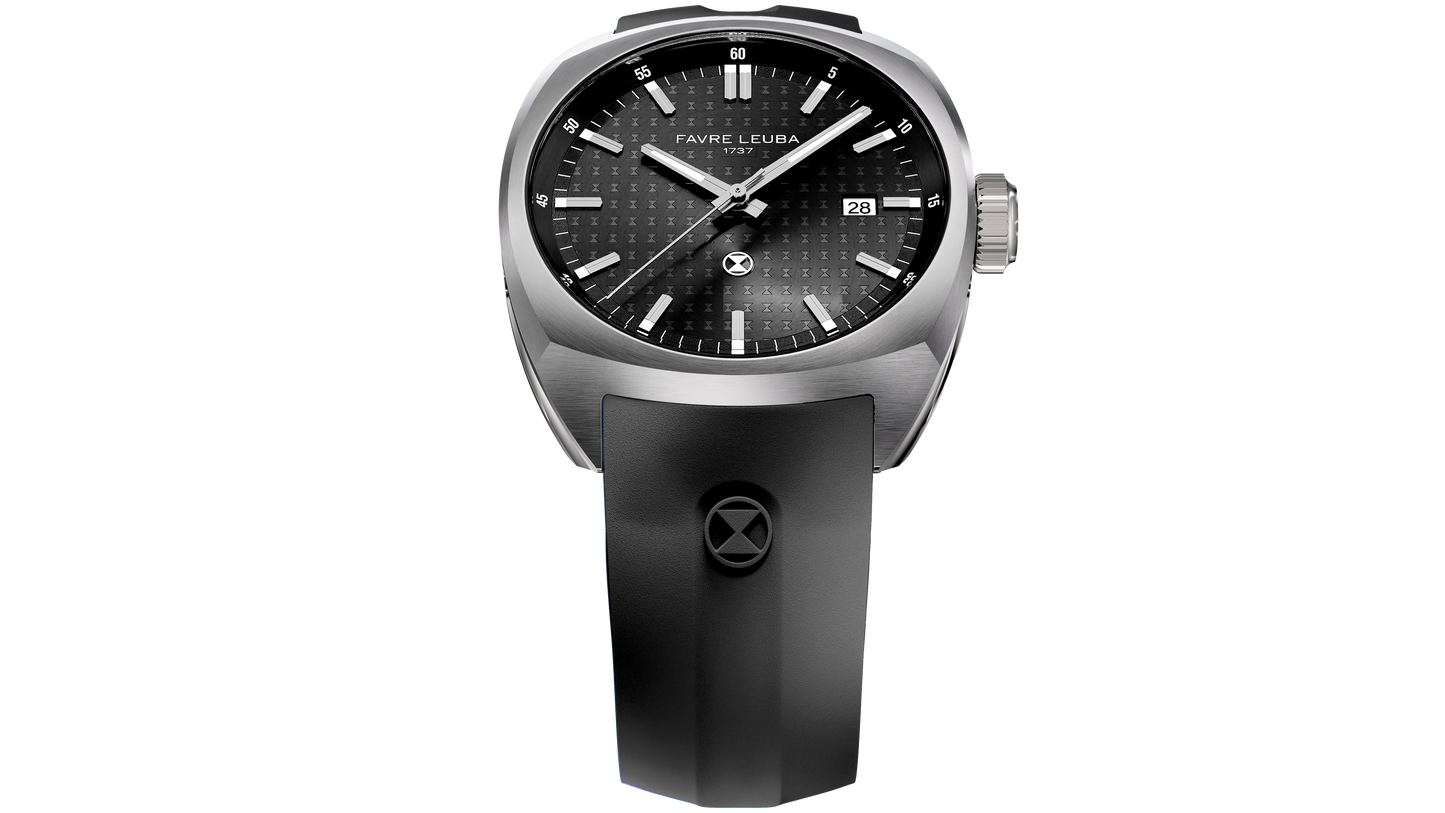 Favre Leuba  Chief Date Black Dial