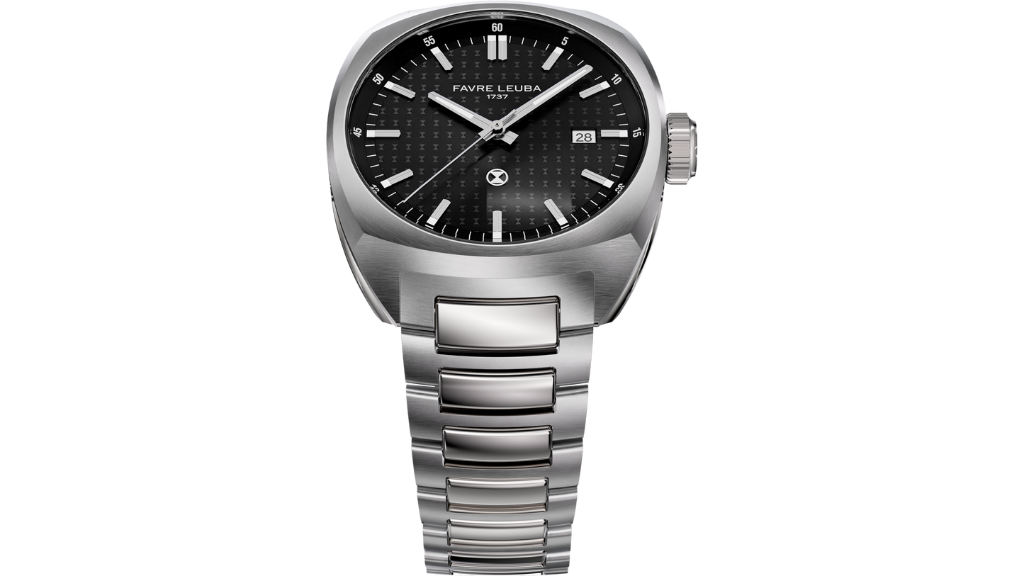 Favre Leuba  Chief Date Black Dial