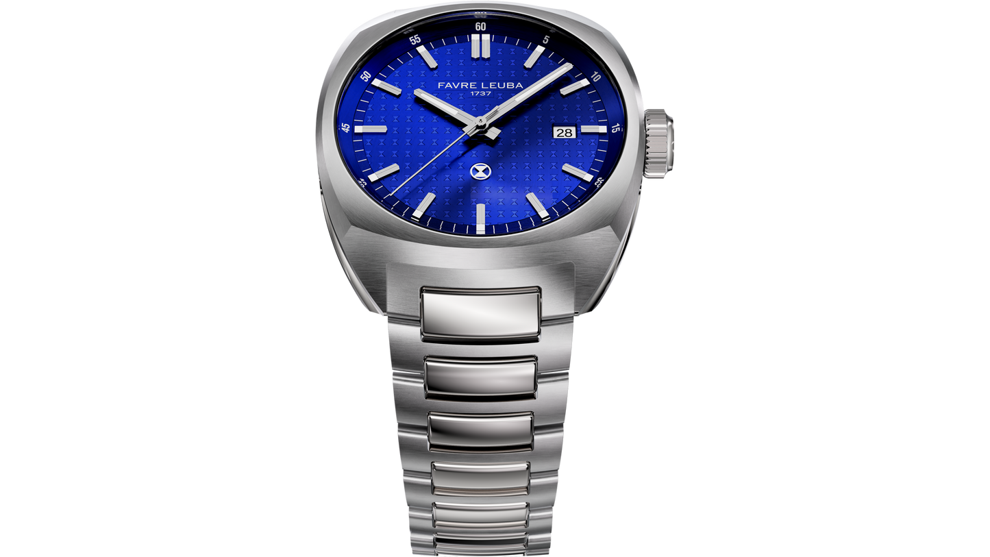 Favre Leuba  Chief Date Blue Dial