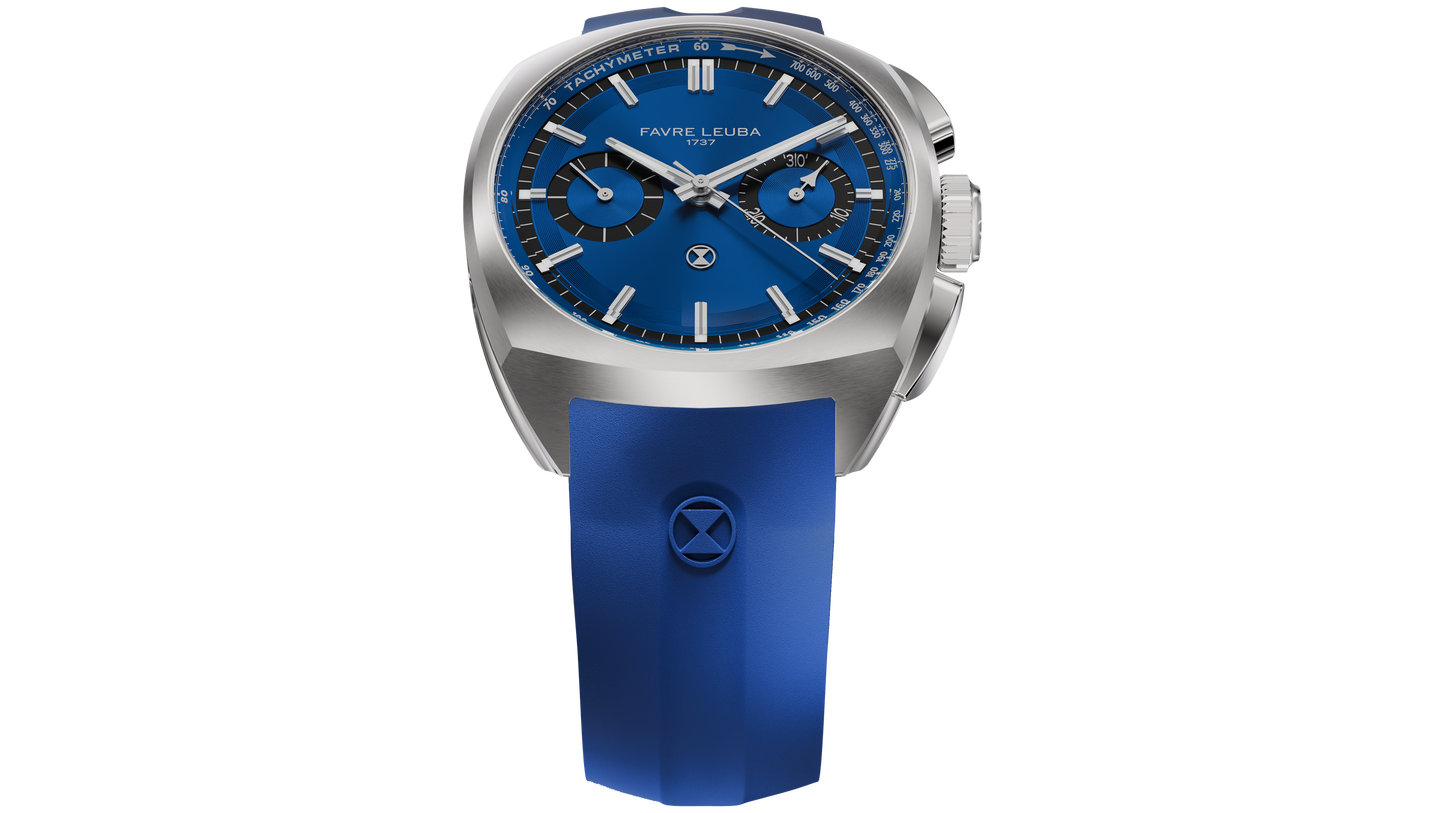 Favre Leuba Chief Chronograph Blue Dial